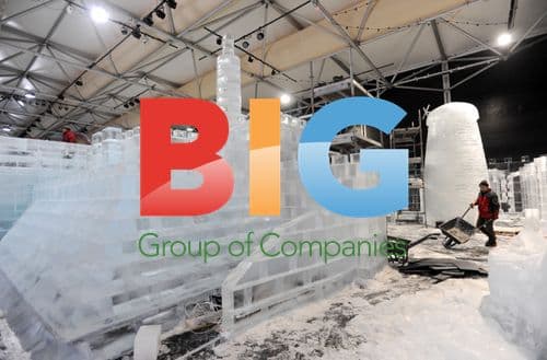 Preparations for International Ice Festival in Jerusalem