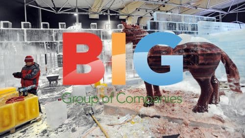 Preparations for International Ice Festival in Jerusalem