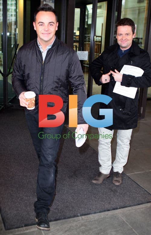 Ant and Dec Leaving Birmingham Hotel