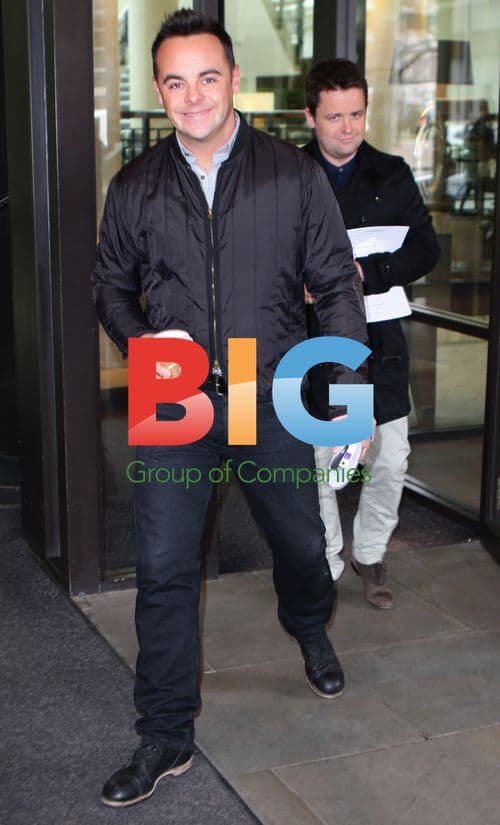 Ant and Dec Leaving Hotel for 'Britain's Got Talent'