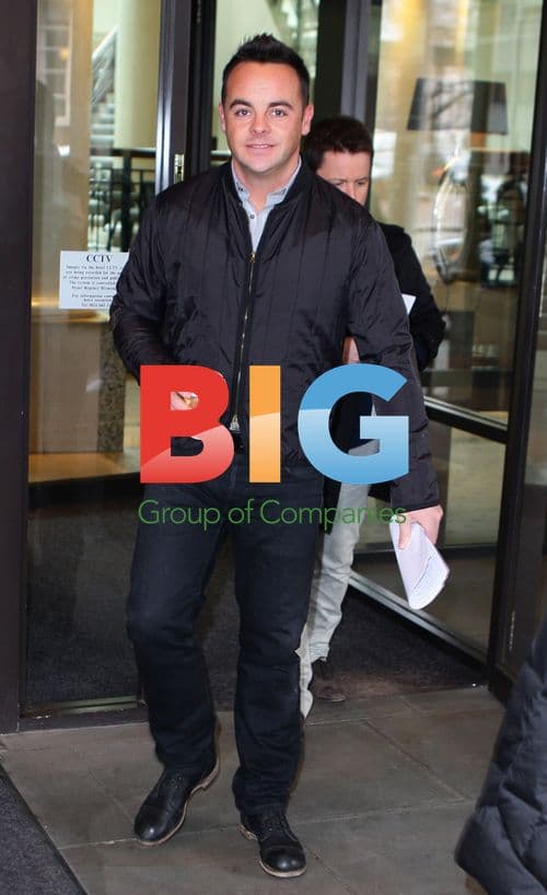 Presenters of 'Britain's Got Talent' Leaving Hotel in Birmingham