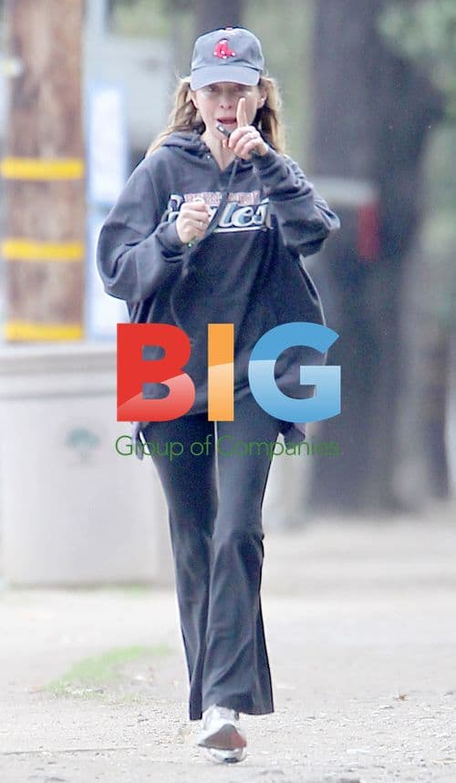 Calista Flockhart Jogging in Brentwood