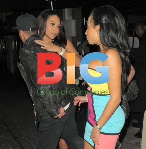 Lucien Laviscount Exits Anaya Nightclub with Mystery Women