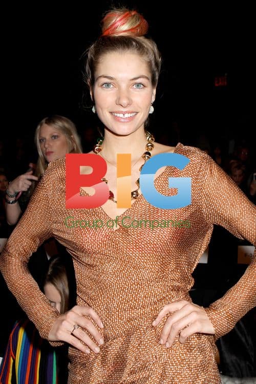 Jessica Hart at J. Mendel Fashion Show