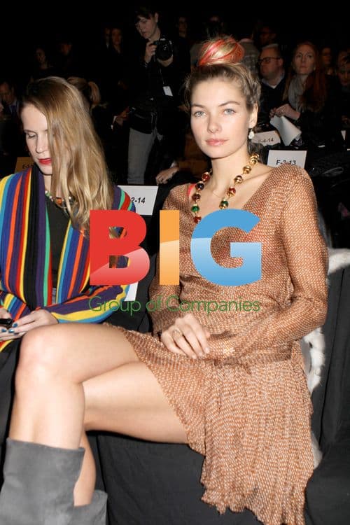 Jessica Hart at J. Mendel Fashion Show