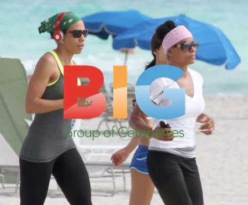 Barbara Becker Workout on Miami Beach