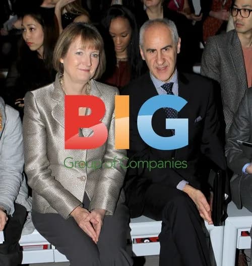 Harriet Harman at London Fashion Week 2012