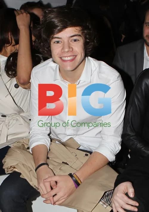 Harry Styles at Aquascutum Show