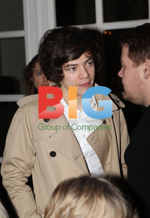 Harry Styles and James Cordon at Aquascutum Show