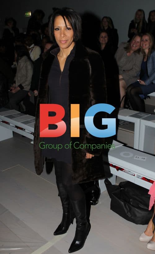 Kelly Holmes at Jasper Conran Show