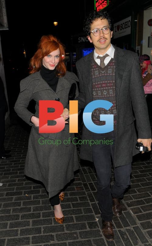 Christina Hendricks and Geoffrey Arend at Vivienne Westwood Afterparty