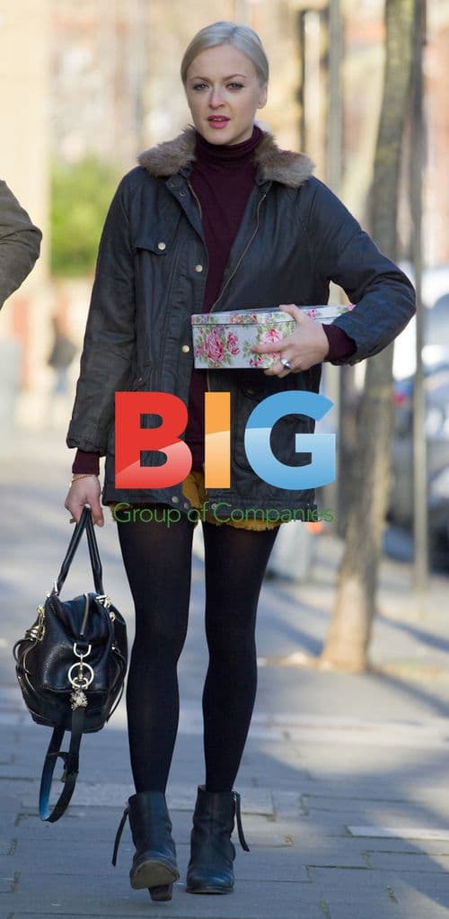 Fearne Cotton and boyfriend at Chris Moyles party