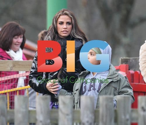Katie Price Spends Day at Paultons Park with Kids