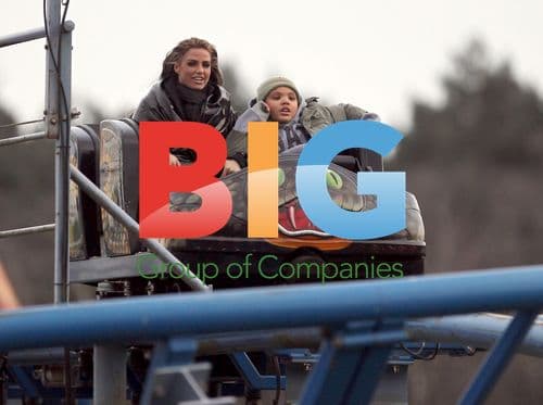 Katie Price with Kids at Paultons Park