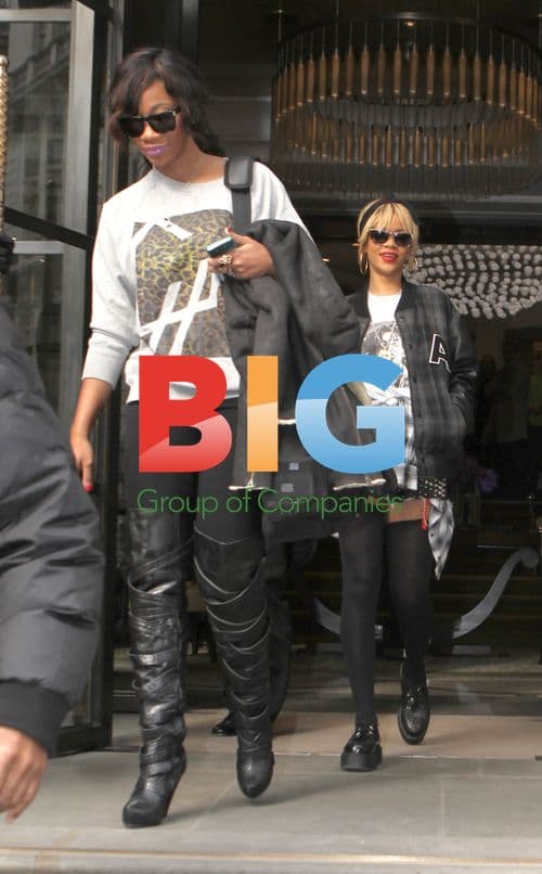 Rihanna Hugs Fans in London