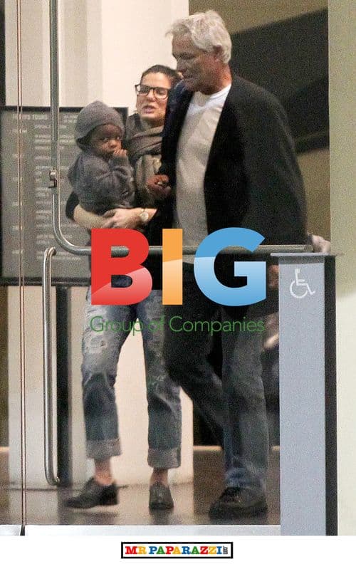 Sandra Bullock takes son Louis to LA museum