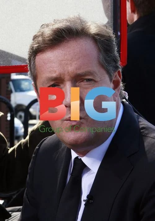 Piers Morgan at Whitney Houston's Funeral
