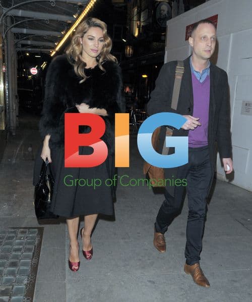 Kelly Brook at Giles Deacon Fashion Show