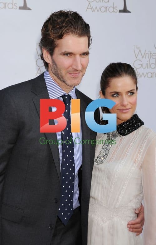 David Benioff and Amanda Peet at 2012 Writers Guild Awards