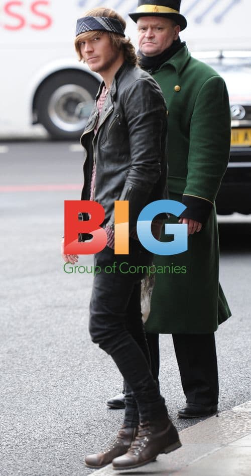 Dougie Poynter Arrives at Simon Cowell's Tea Party