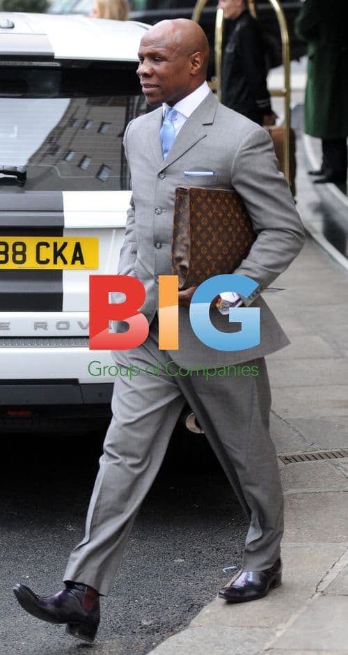 Chris Eubank Arrives at Simon Cowell's Tea Party