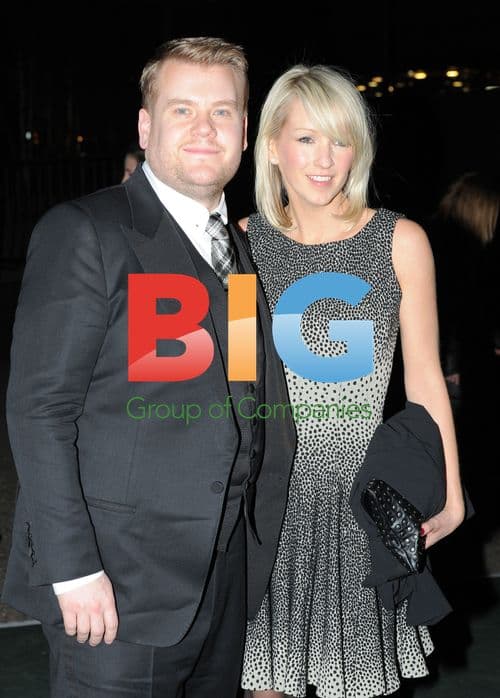 James Corden and Julia Carey at BRITS After Party
