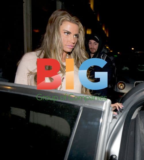 Katie Price and Leandro Penna Leaving Dinner