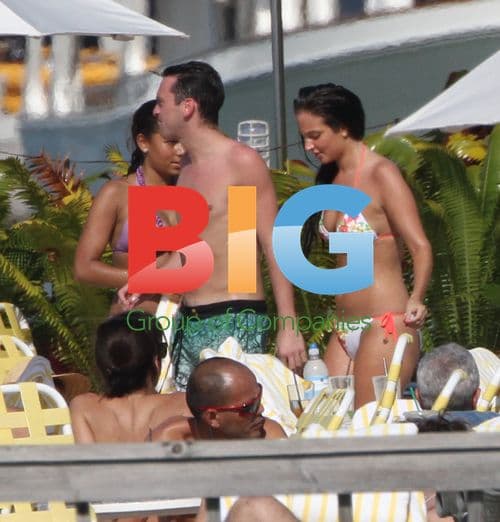 Tulisa Contostavlos at Miami Beach Hotel