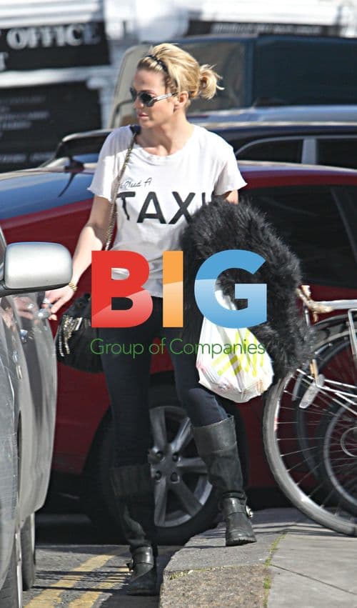 Sarah Harding Leaving Home in London