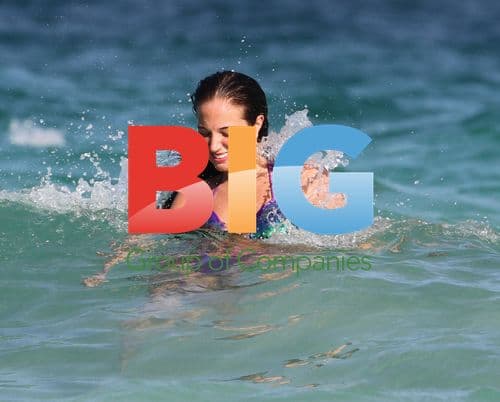 Tulisa Contostavlos at the Beach in Miami