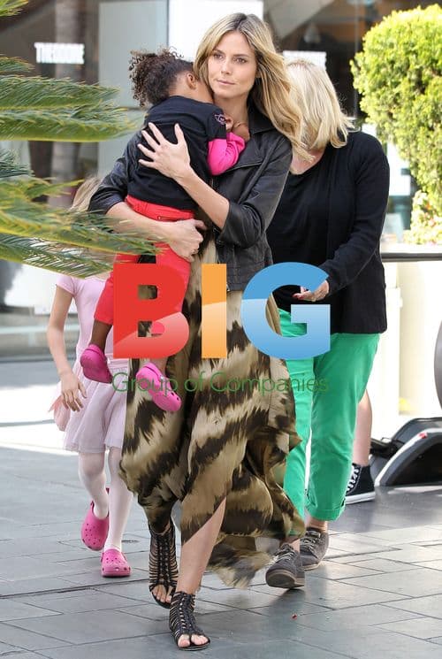 Heidi Klum Celebrates Kids' Karate Accomplishments