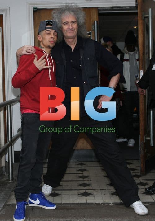 Dappy Contostavlos and Brian May perform in London