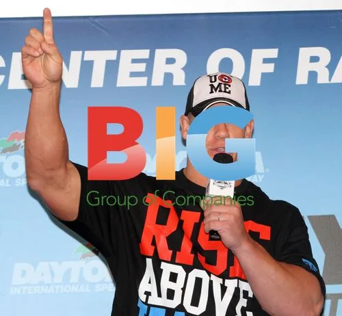 John Cena at Daytona 500 news conference