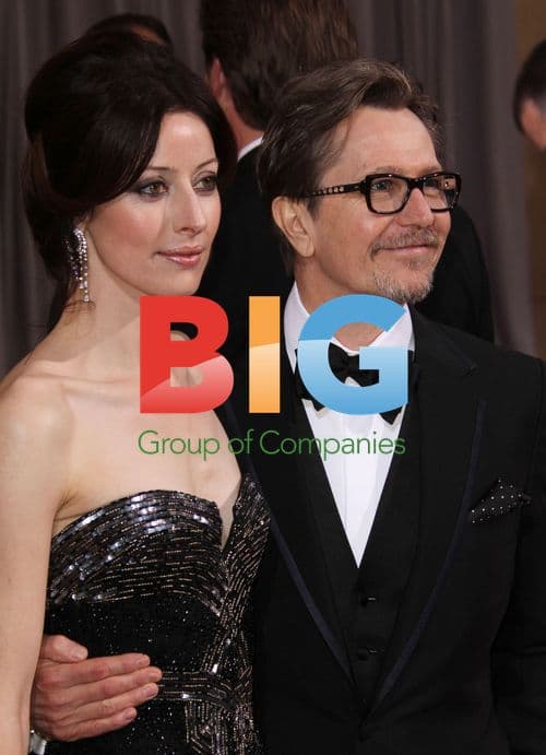 Gary Oldman and Alexandra Edenborough at 84th Oscars