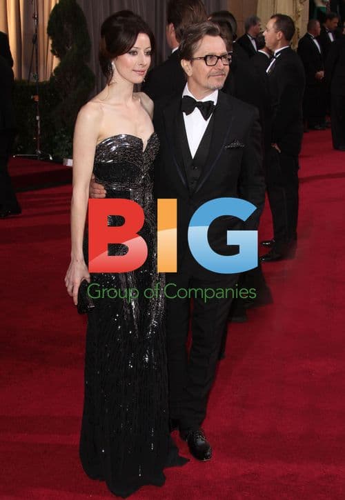Gary Oldman and Alexandra Edenborough at Oscars