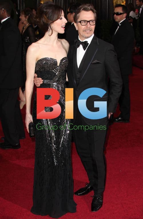 Gary Oldman and Alexandra Edenborough at Oscars