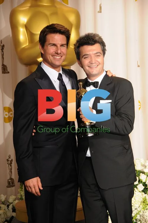 Thomas Langmann and Tom Cruise at 84th Oscars