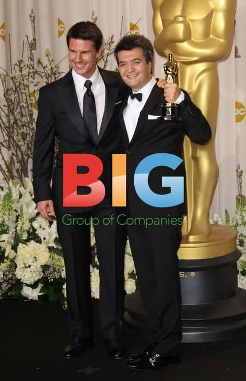 Tom Cruise and Thomas Langmann at 84th Oscars
