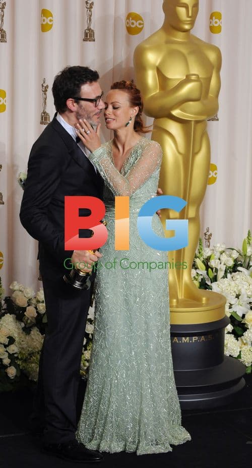 Michel Hazanavicius and Berenice Bejo at Oscars