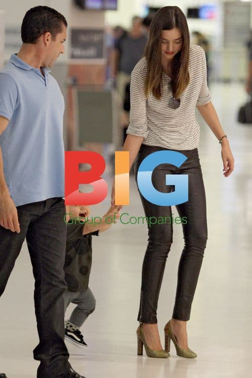 Miranda Kerr and son Flynn at Sydney Airport