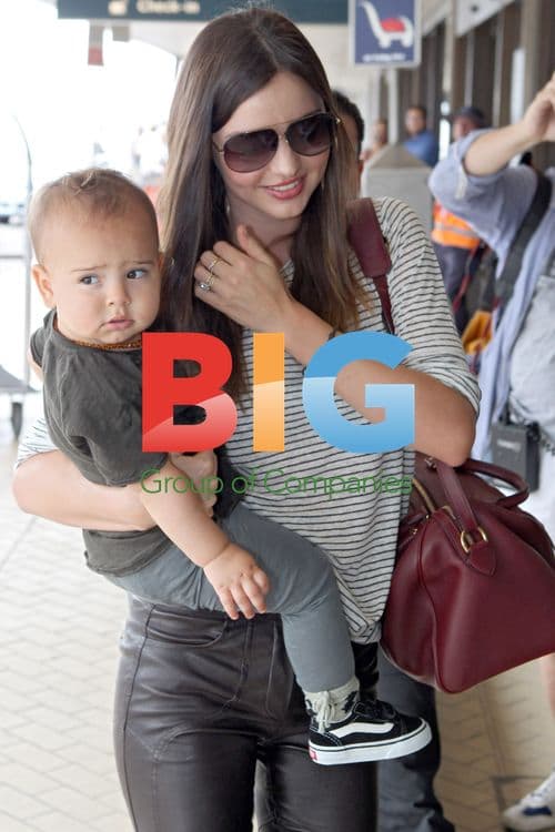 Miranda Kerr and Son Flynn at Sydney Airport