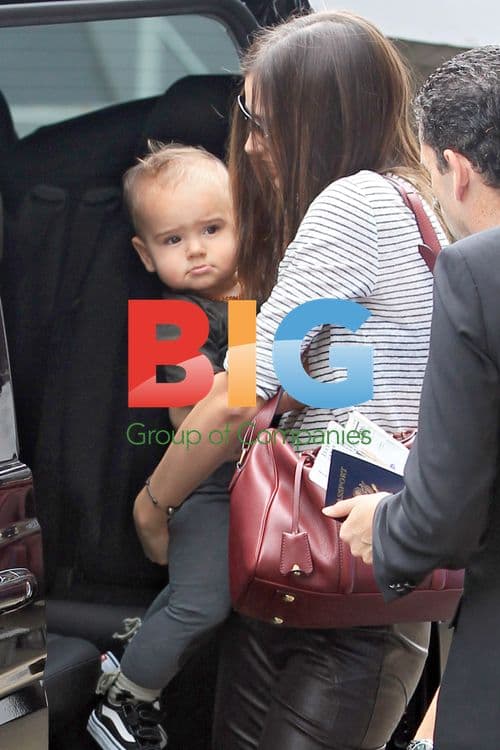 Miranda Kerr and Son Flynn at Sydney Airport