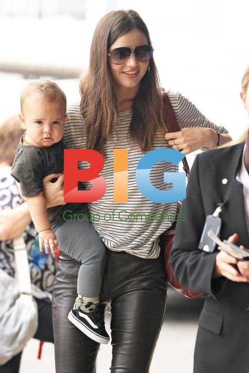 Miranda Kerr and Son Flynn at Sydney Airport