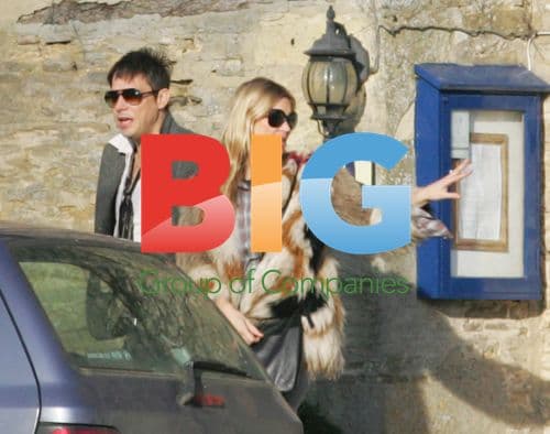 Kate Moss and Jamie Hince Lunch in Cotswolds