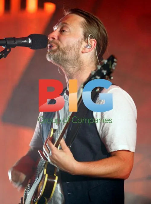 Thom Yorke with Radiohead performs in Miami