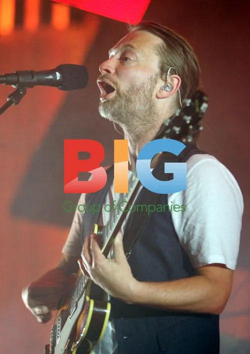 Thom Yorke with Radiohead 2012 Tour Opener
