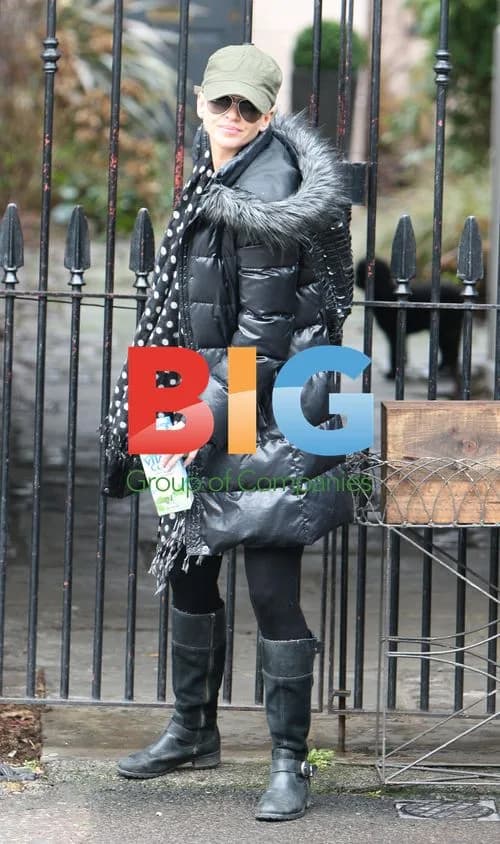 Sarah Harding Holding Coconut Water