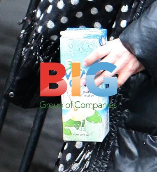 Sarah Harding Holding Vita Coco
