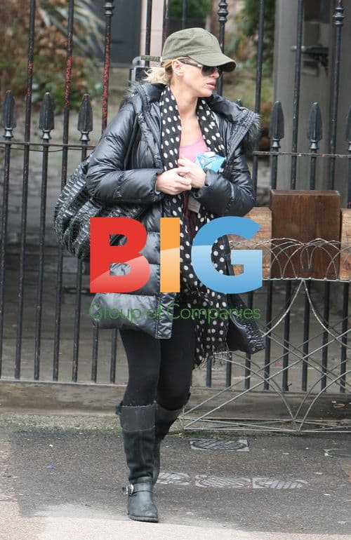 Sarah Harding Spotted with Coconut Water