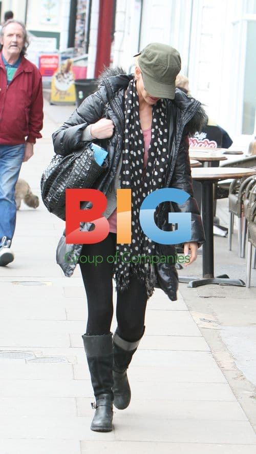 Sarah Harding Spotted with Coconut Water